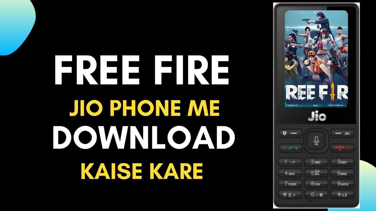 Free Fire Game Download jio phone