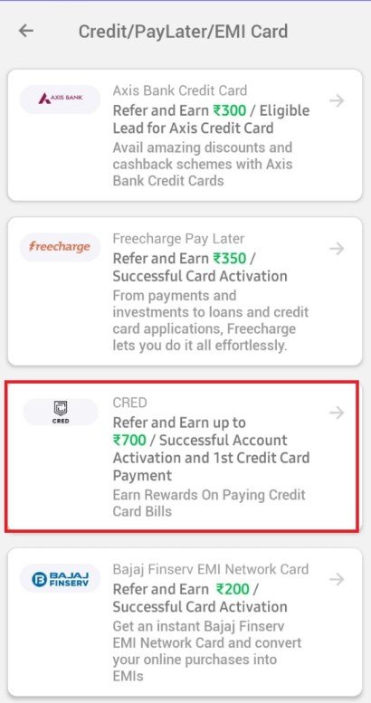 how to refer cred app